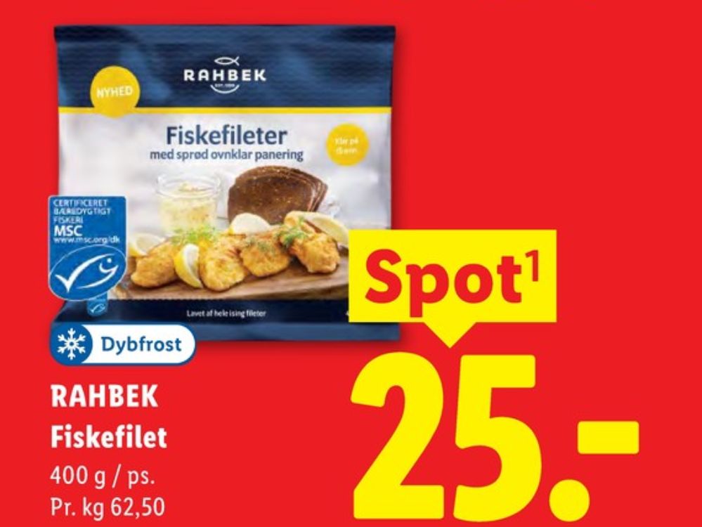 Rahbek, Fiskefileter