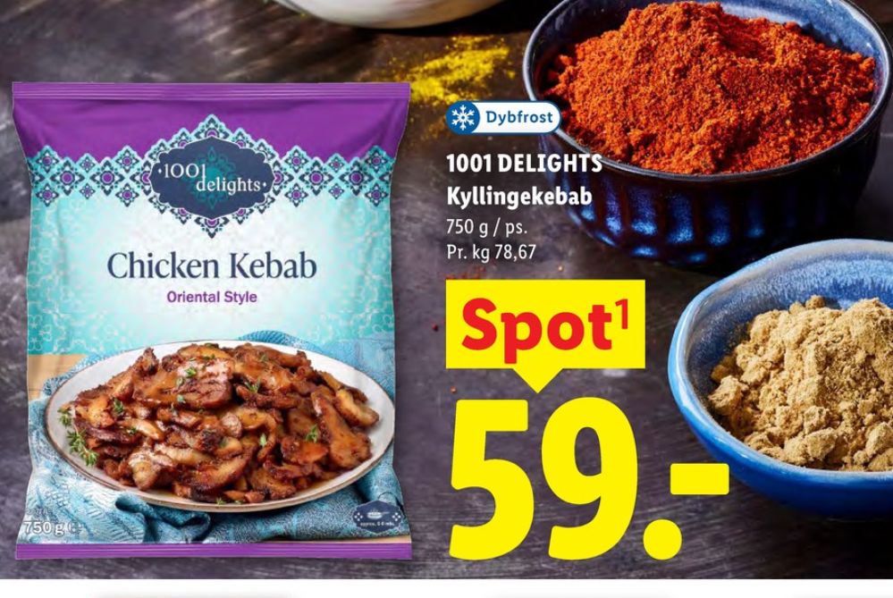 1001 delights, Chicken Kebab