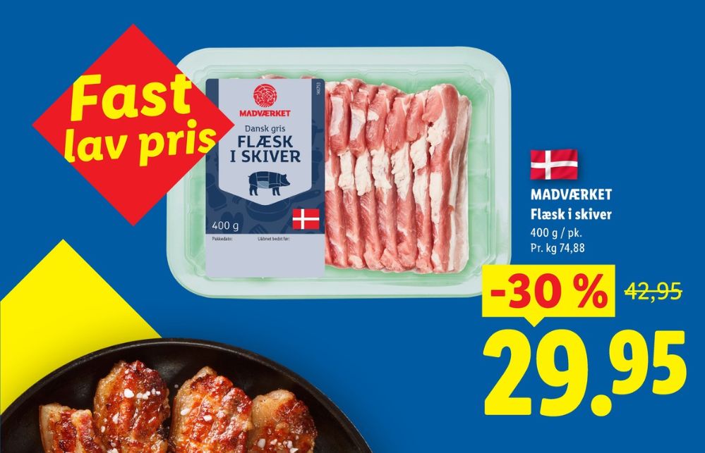 Madværket, Flæsk i skiver