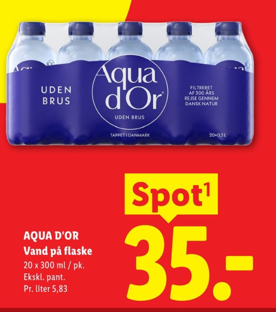 Aqua d'Or, Mineralvand med brus 20 pk.