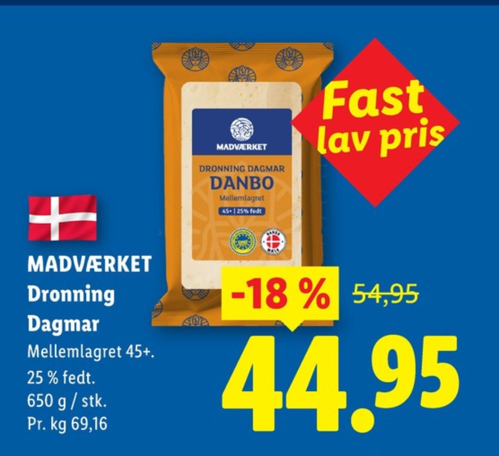Madværket, Skæreost Dronning Dagmar Danbo