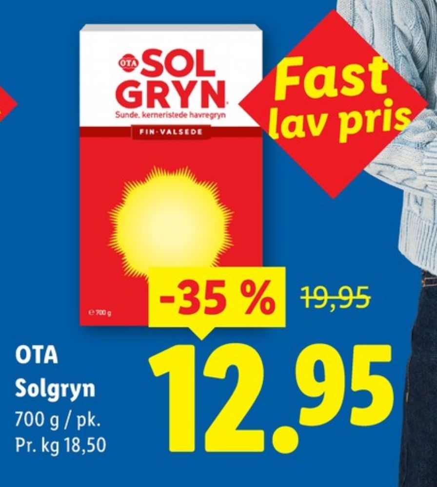 Ota Sol Gryn, Finvalsede Havregryn 