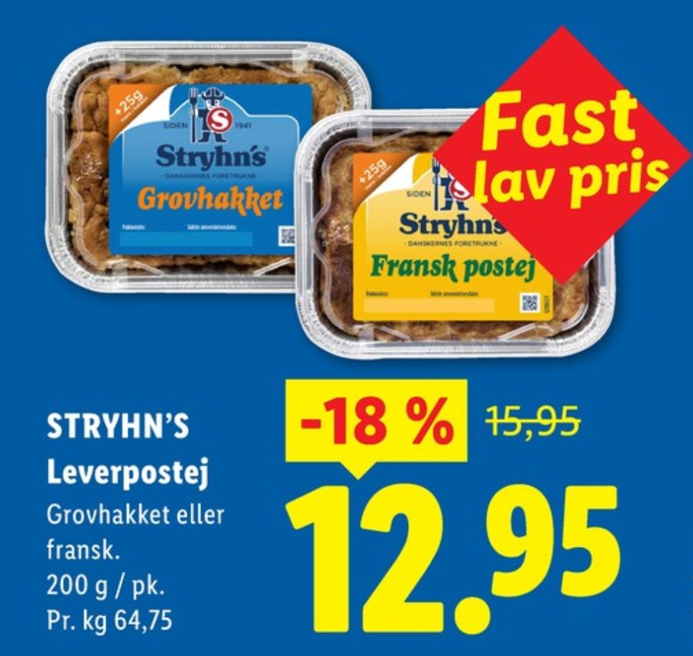 Stryhns Fransk Postej, Leverpostej