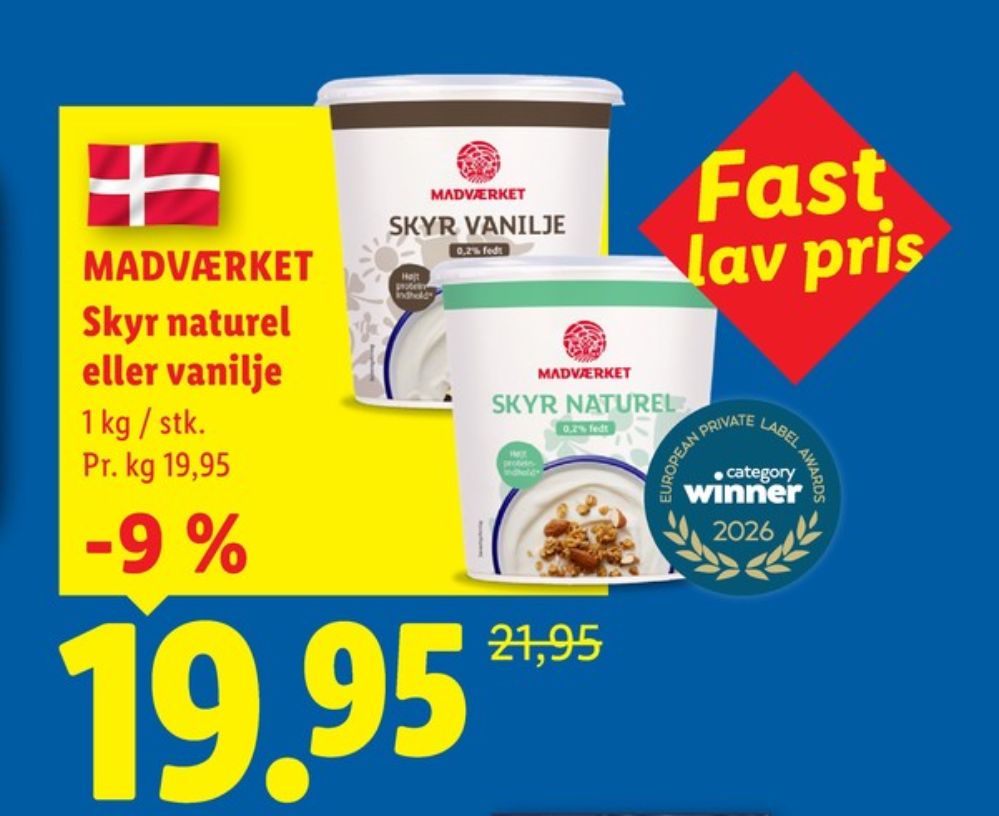 Madværket, Skyr Naturel 0,2%
