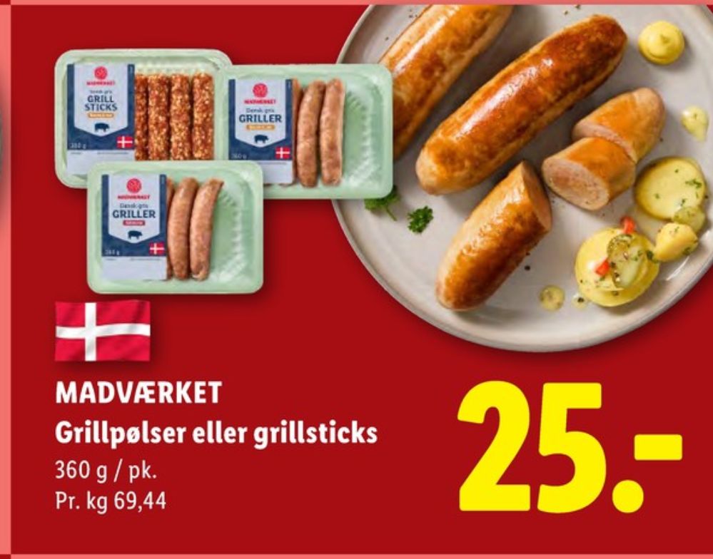 Madværket, Grillpølser