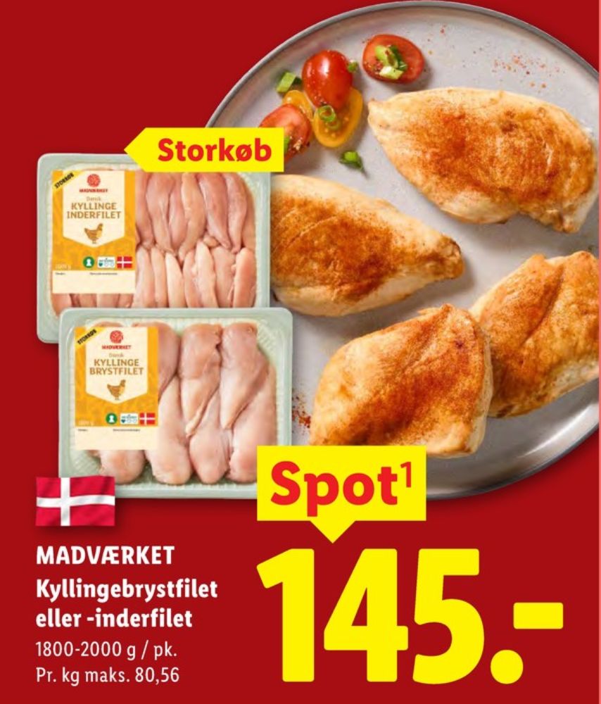 Madværket, Kyllingebrystfilet