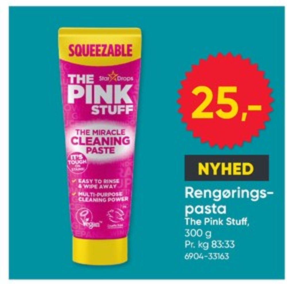 The Pink Stuff, Rengøringsmiddel