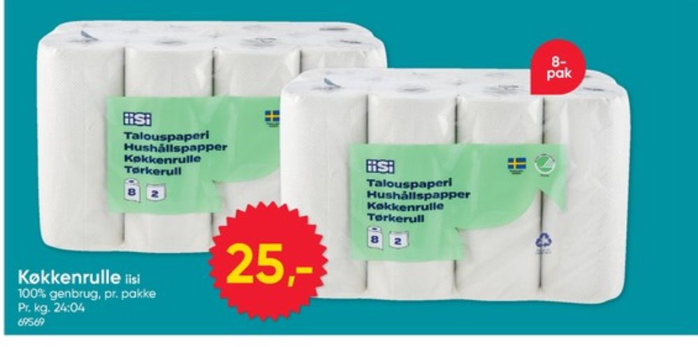 iiSi, Køkkenrulle