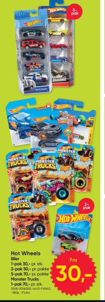Hot Wheels, Biler