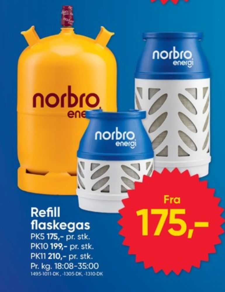 Norbro, Gasflaske