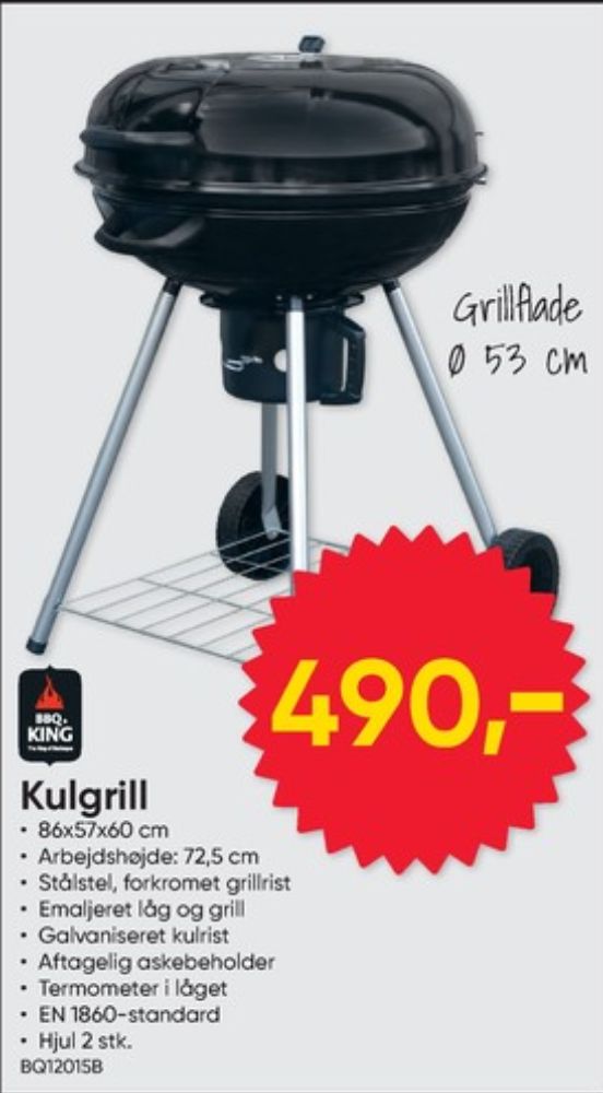 BBQ King, Kulgrill