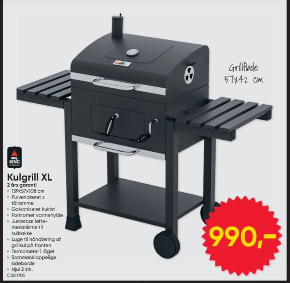 BBQ King, Kulgrill
