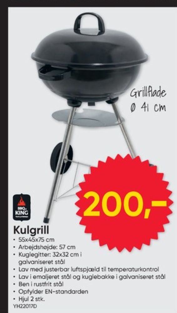 BBQ King, Kulgrill