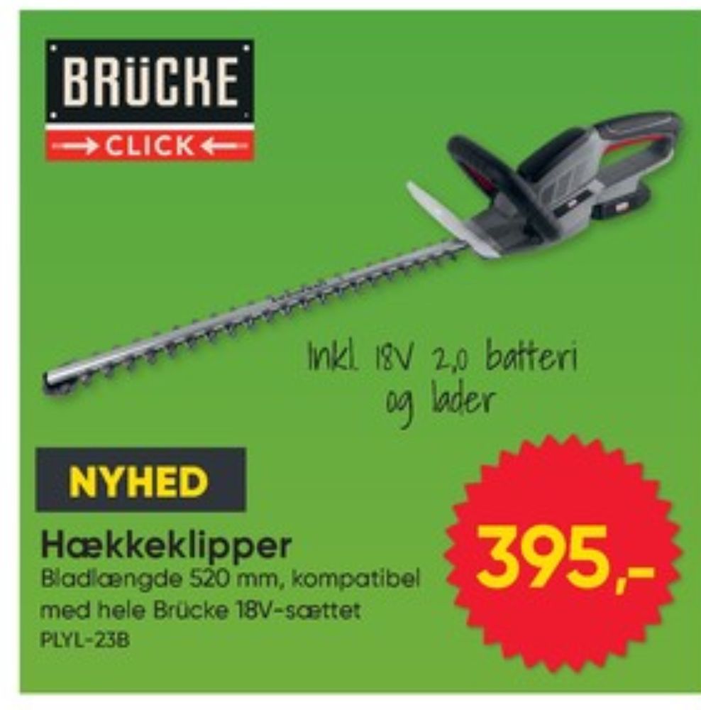Brücke, Hækkeklipper