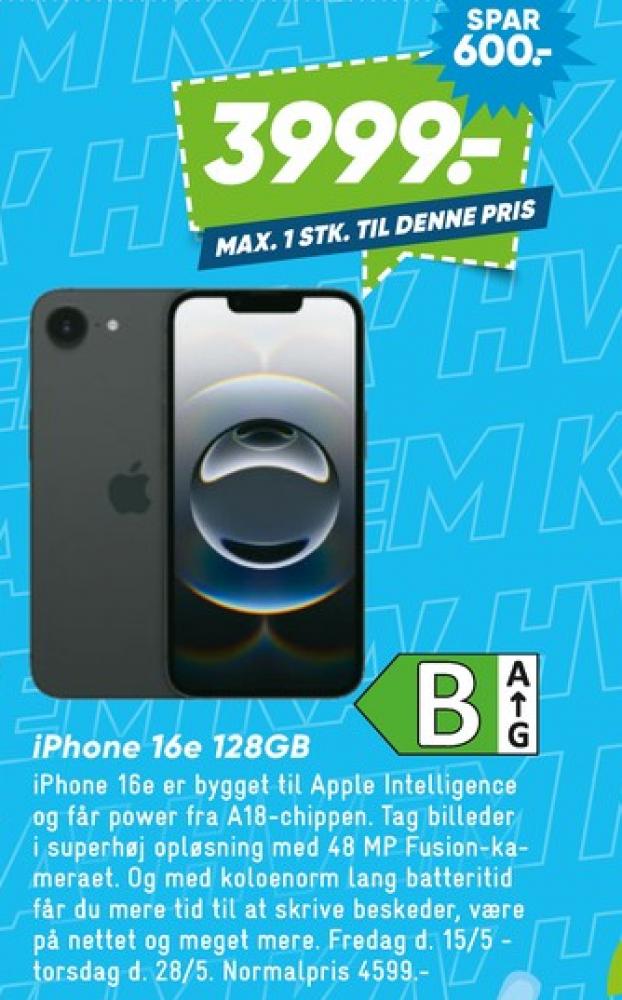 Apple Iphone 16e, Mobiltelefon