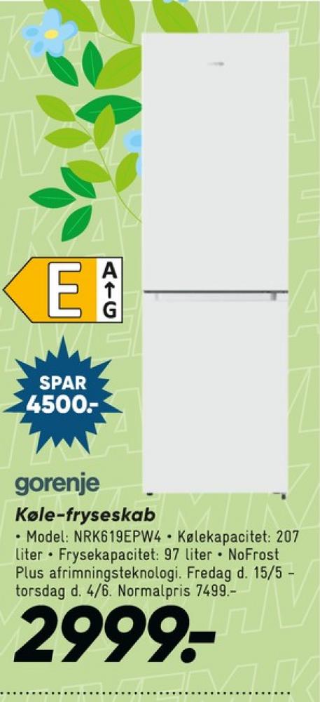 Gorenje, Køle/Fryseskab