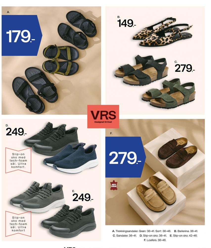Vrs Sport, Herresandaler