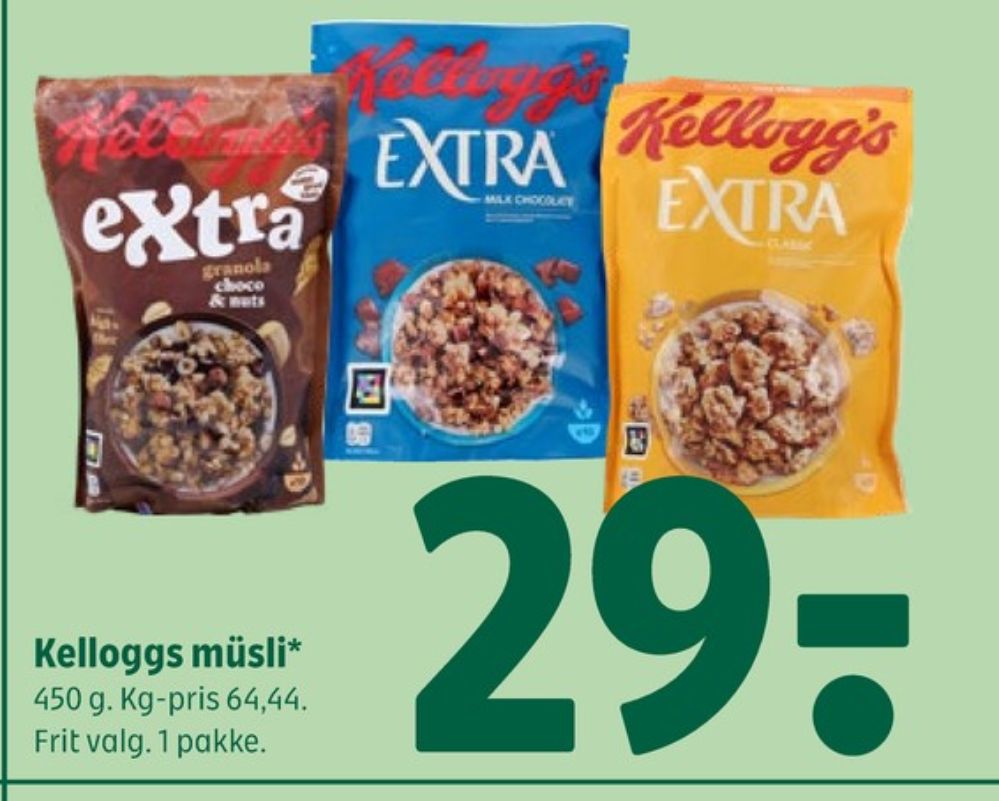 Kelloggs Extra, Milk Chocolate Granola