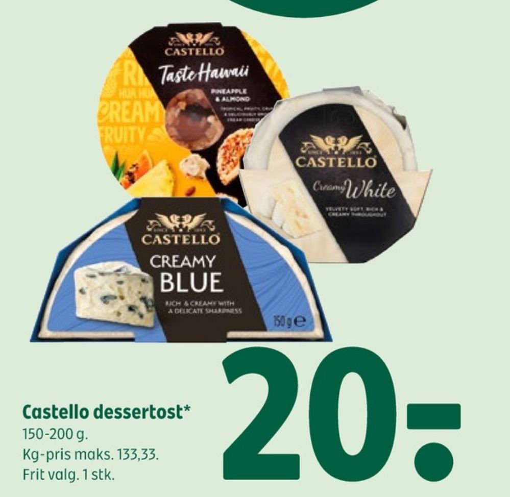Castello Creamy White, Skimmelost