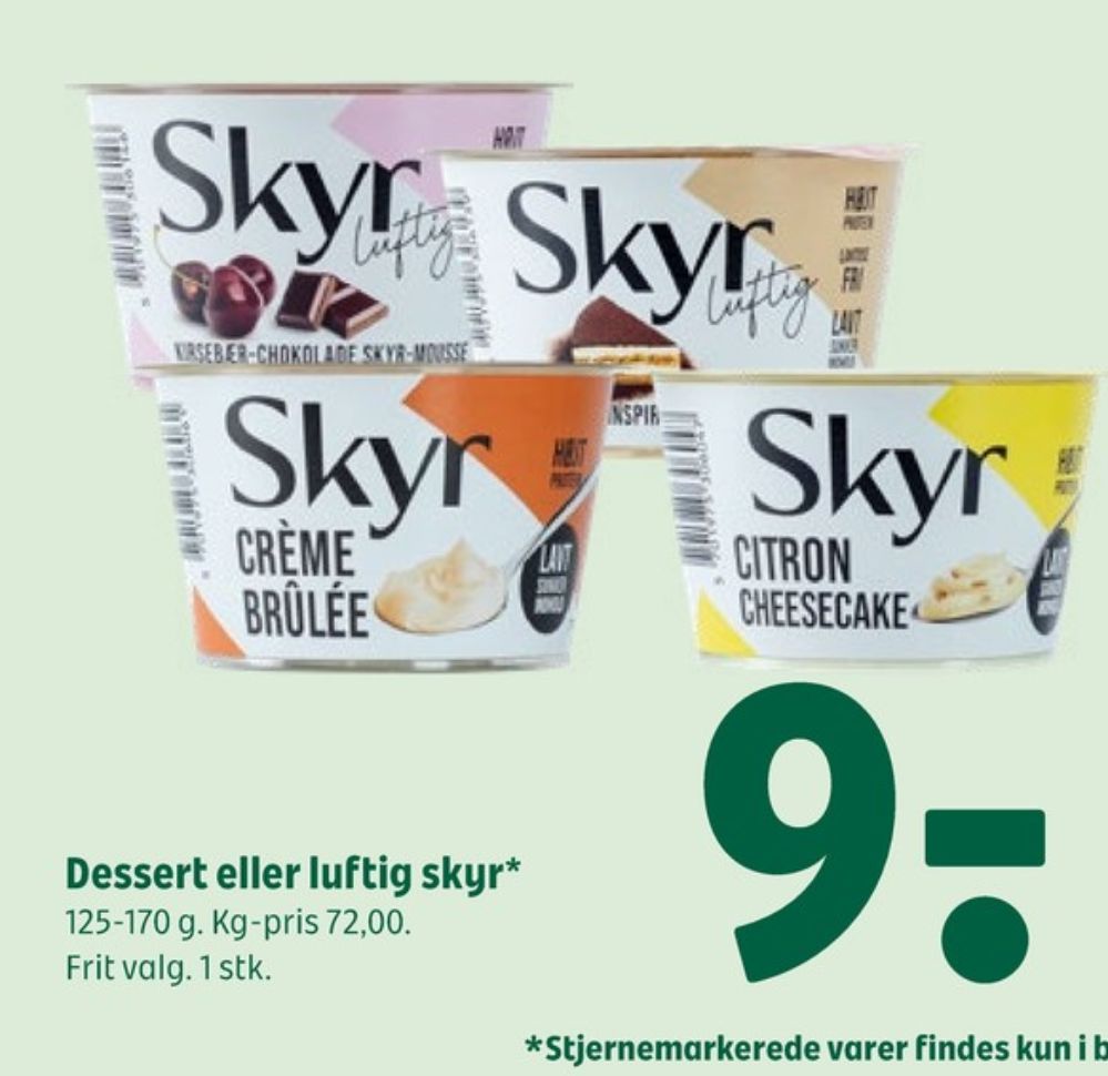 Dybbækdal, Skyr luftig Kirsebær Chokolade Mousse