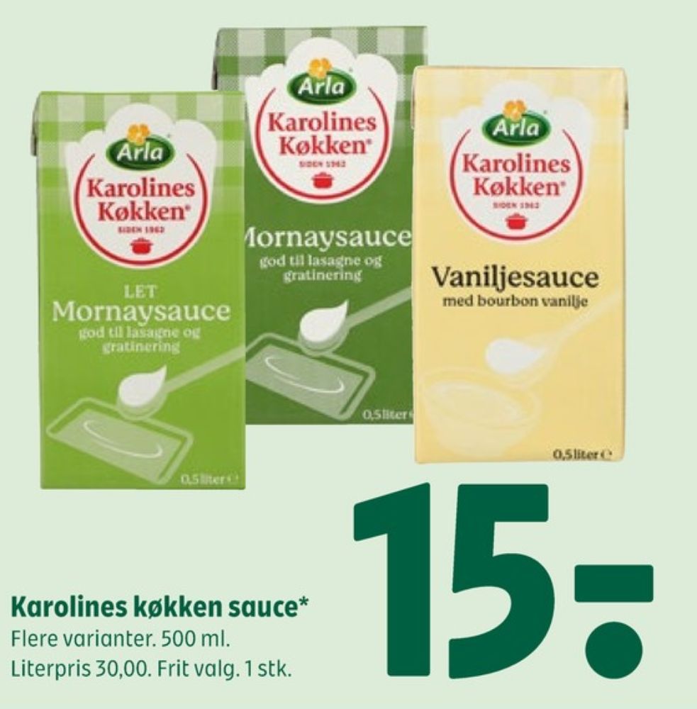 Karolines, Let Mornaysauce