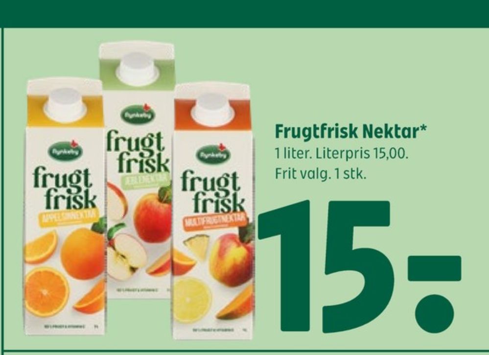 Rynkeby Frugt Frisk, Appelsinnektar drik