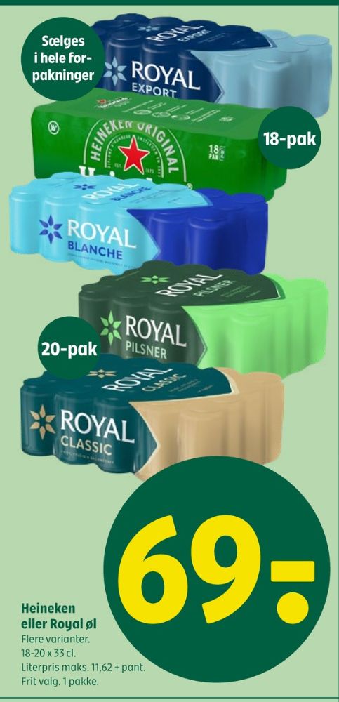 Royal Classic, Øl 20 pk.
