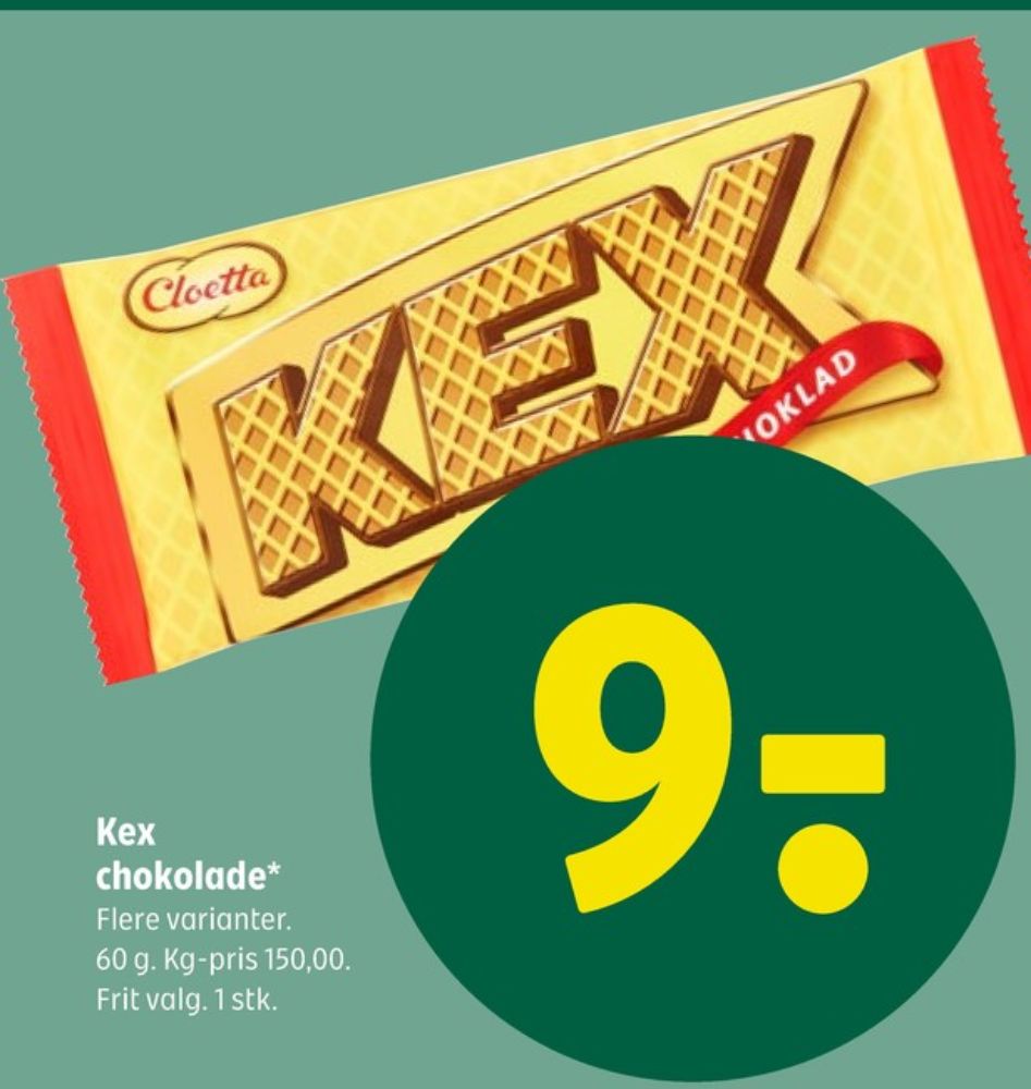 Cloetta KexChoklad, Chokoladebar