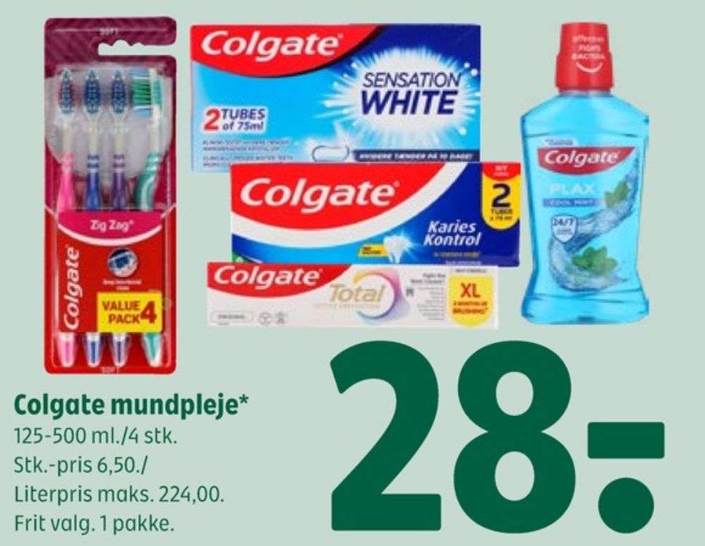 Colgate, Tandpasta