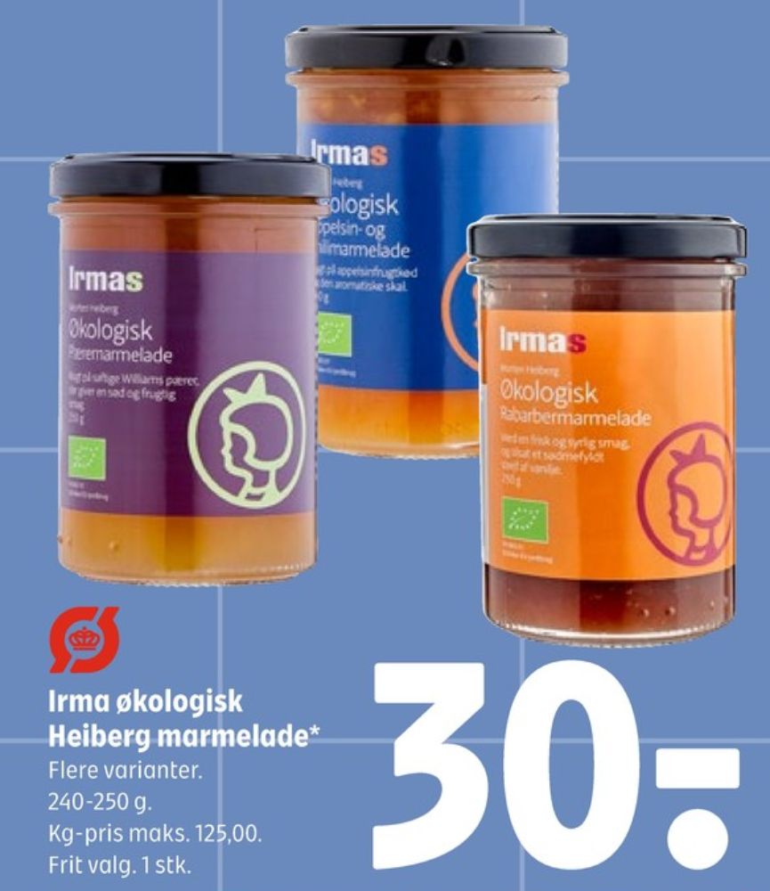 Irmas, Rabarbermarmelade