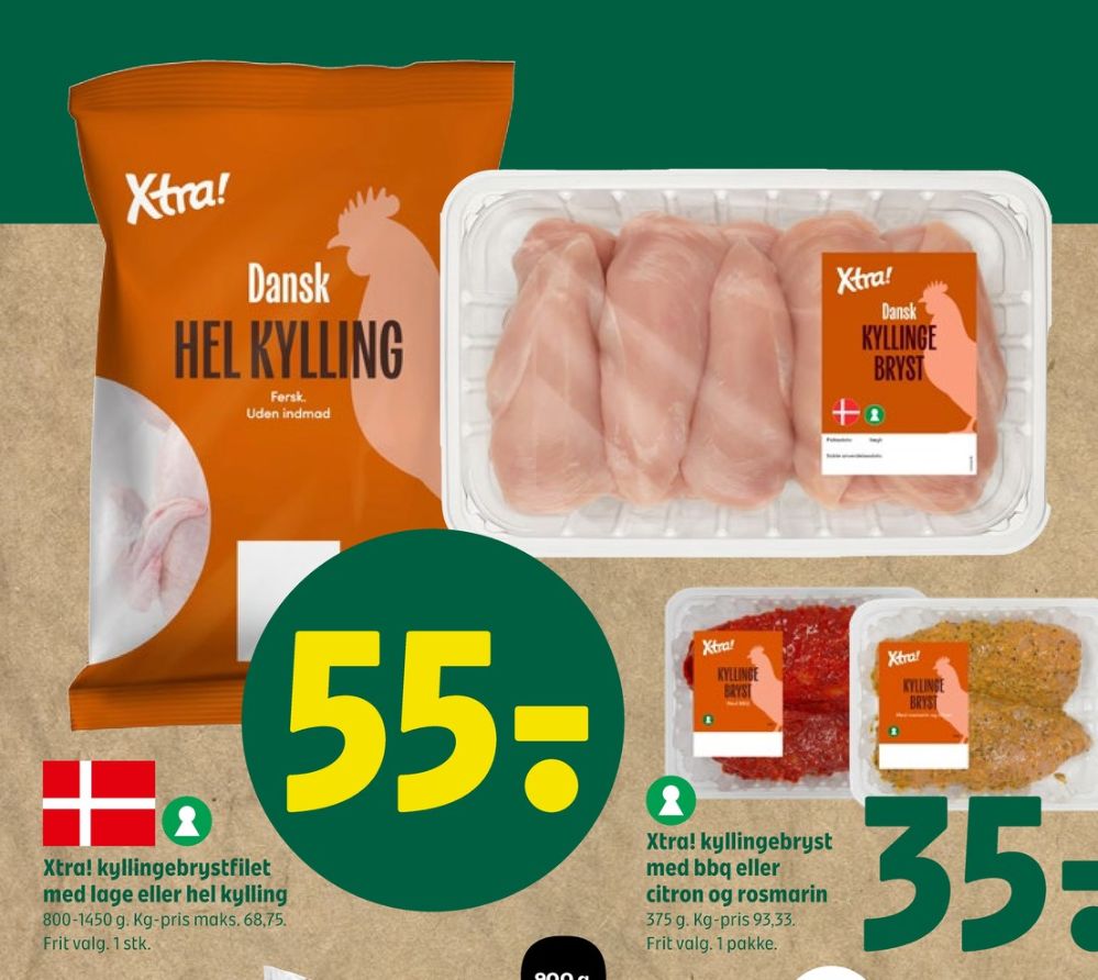 Xtra, Kyllingebrystfilet