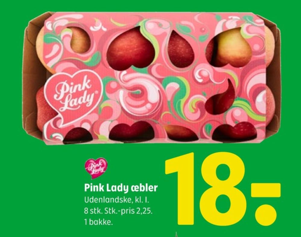 Pink lady, Æbler