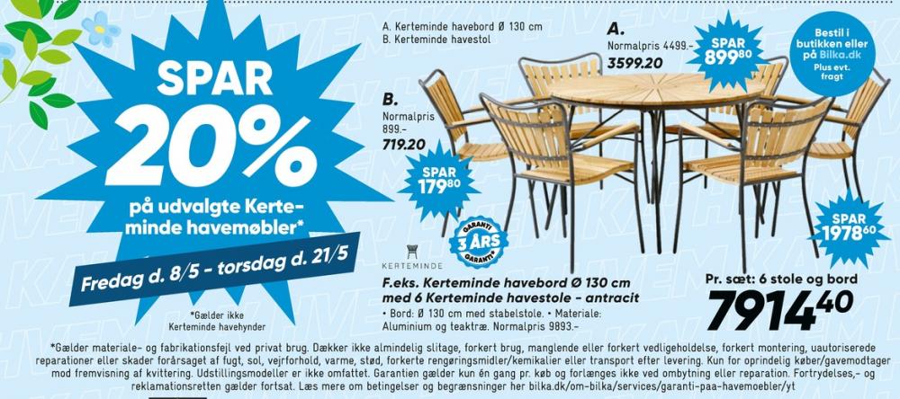 Kerteminde, Havemøbelsæt