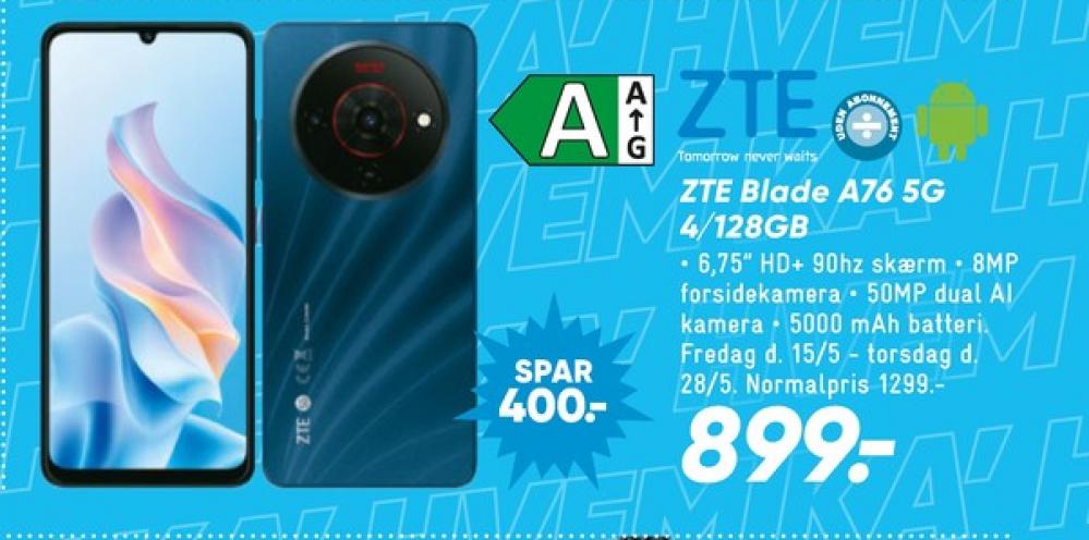 ZTE Blade A76, Mobiltelefon