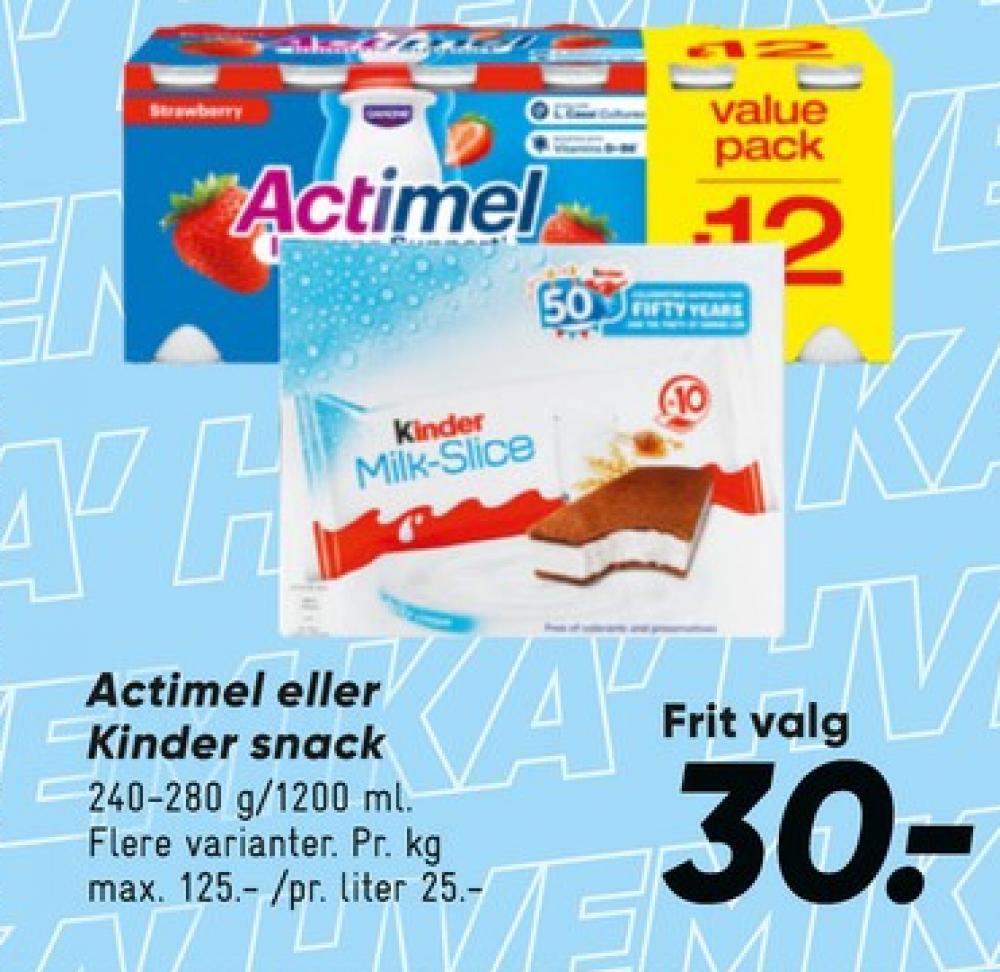 Kinder MilkSlice, Cool Snacks