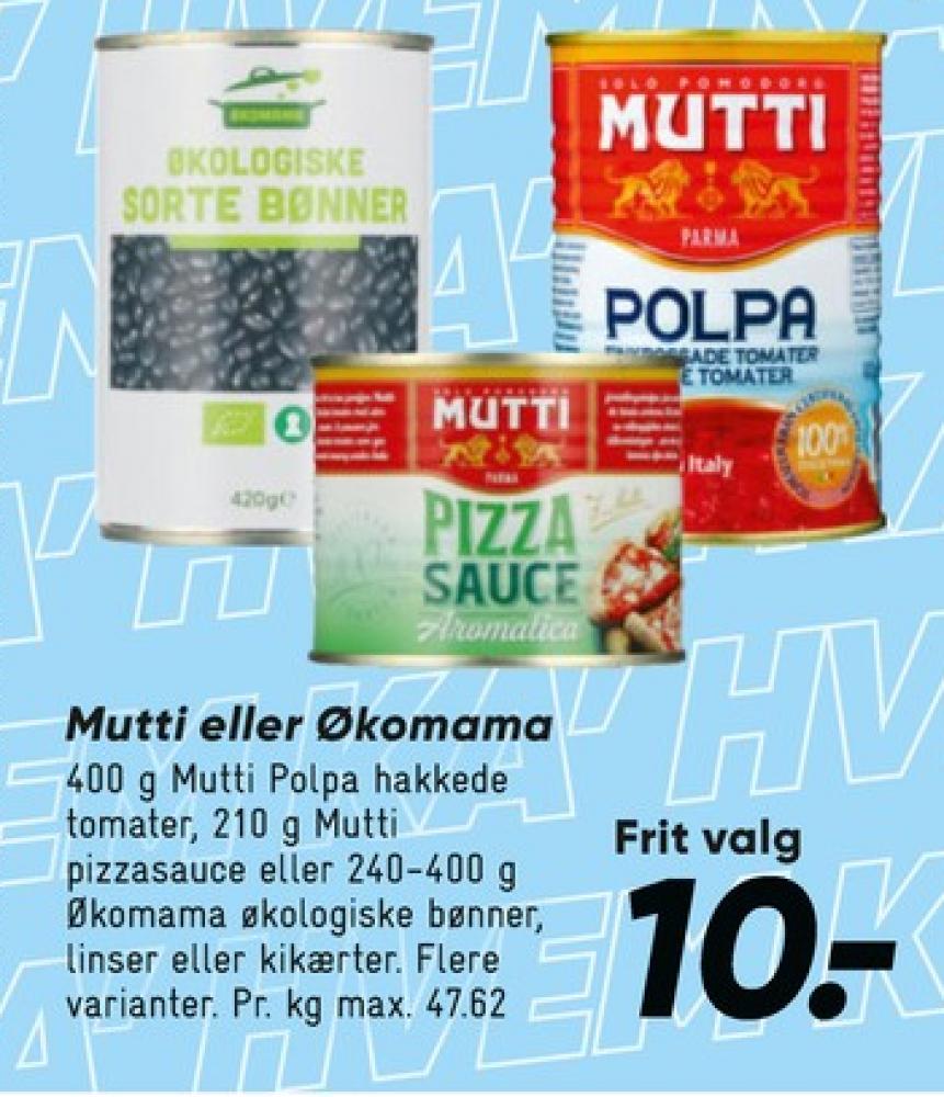 Mutti, Hakkede tomater