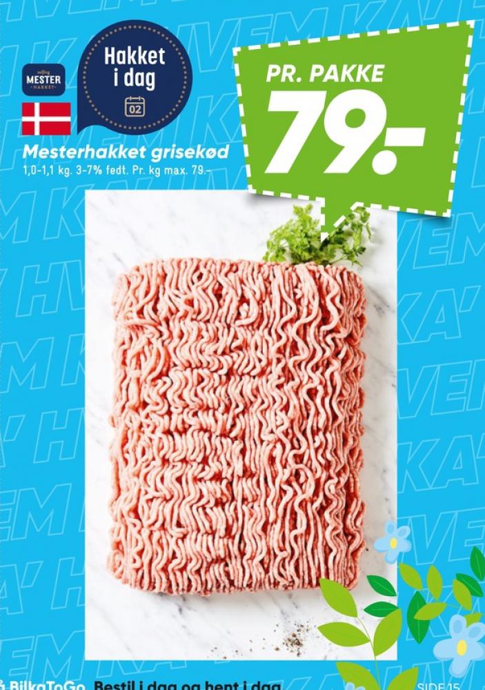 Salling Mester, Hakket grisekød 3-7%
