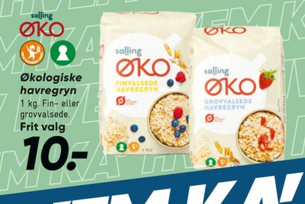 Salling ØKO, Grovvalsede Havregryn