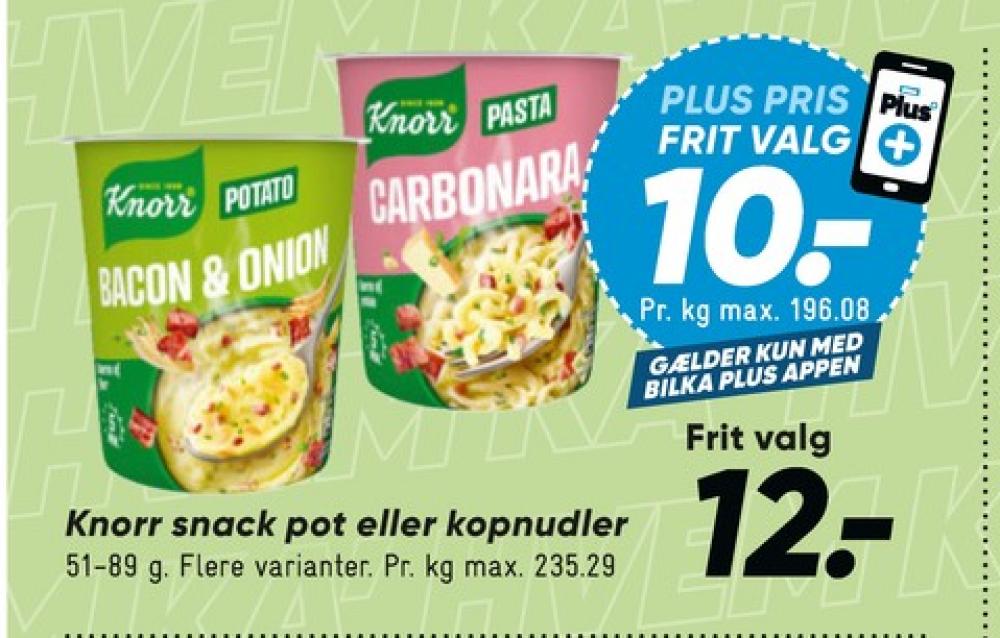 Knorr Snack Pot, Potato Bacon & Onion