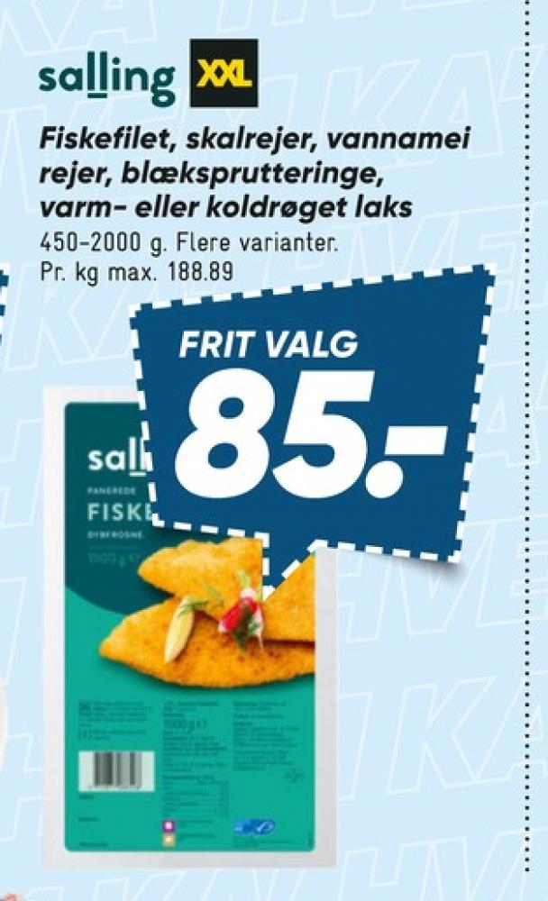 Salling, Fiskefileter