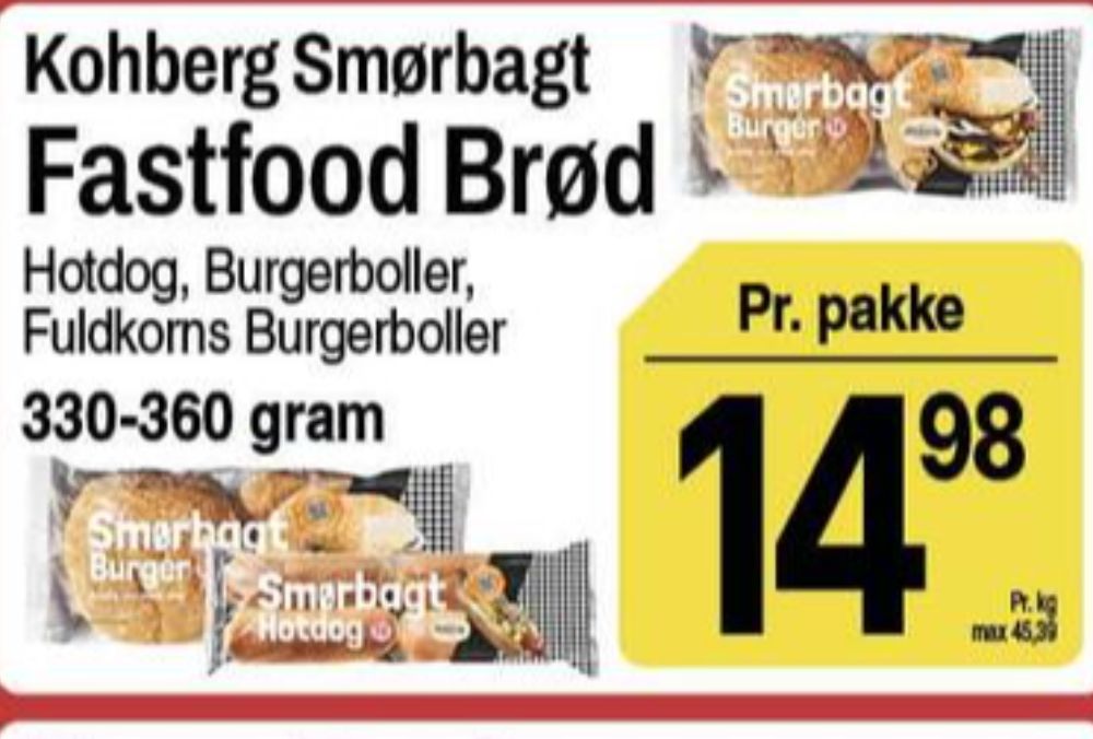 Kohberg, Fuldkorn Burgerboller