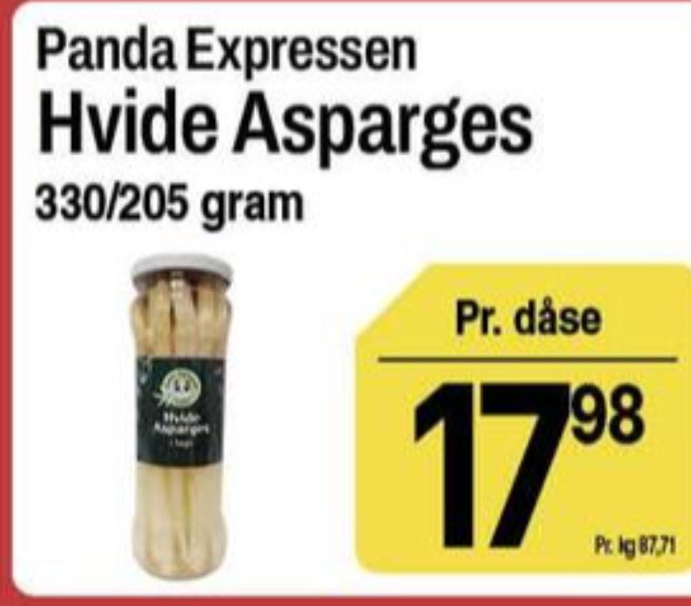 Panda Expressen , Asparges