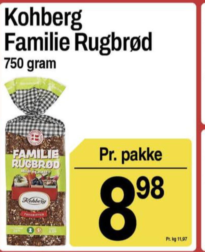 Kohberg Familie, Rugbrødsskiver