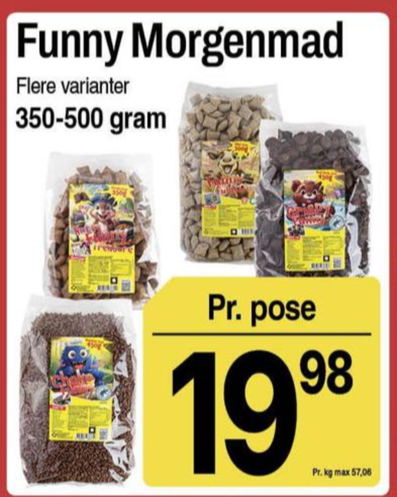 Funny Hunny, Crispy Funny Morgenmadsprodukt