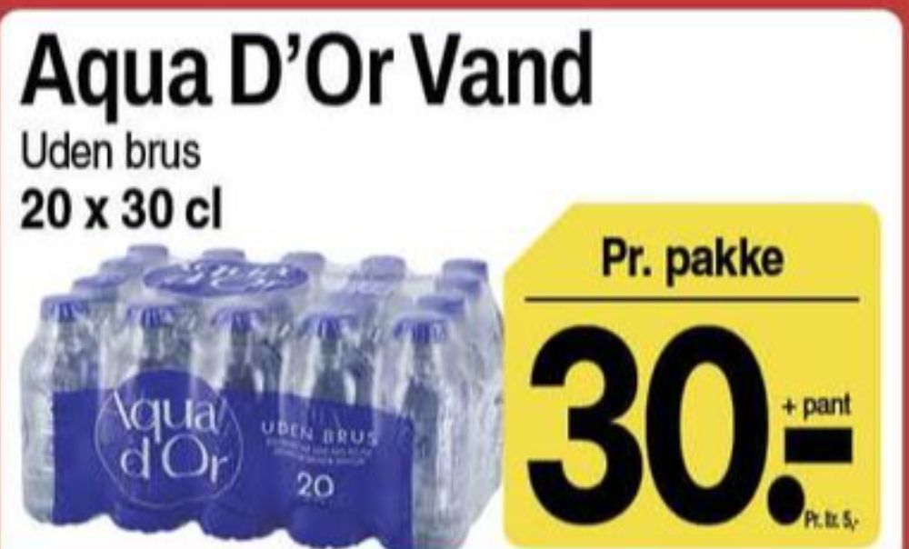 Aqua d'Or, Mineralvand uden brus 20 pk.