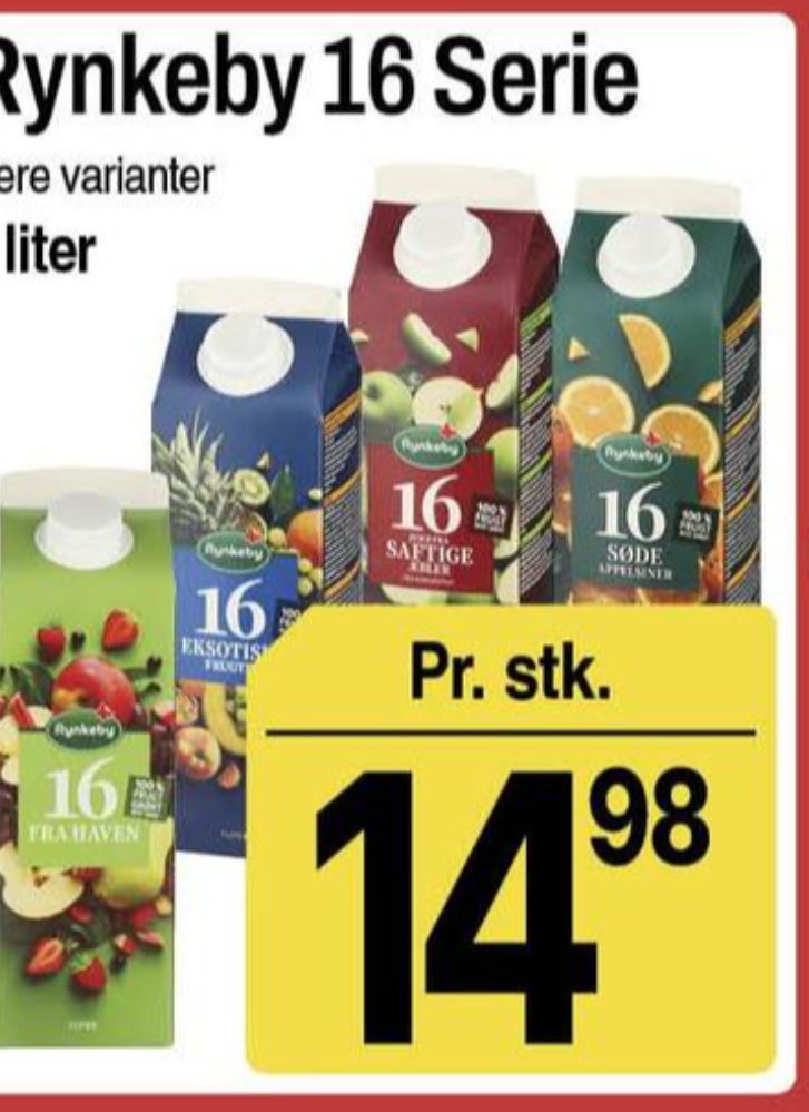 Rynkeby, 16 Søde Appelsiner