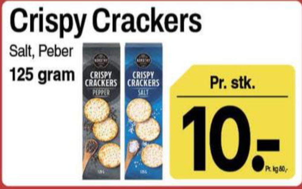 Nordthy, Crispy Crackers Salt