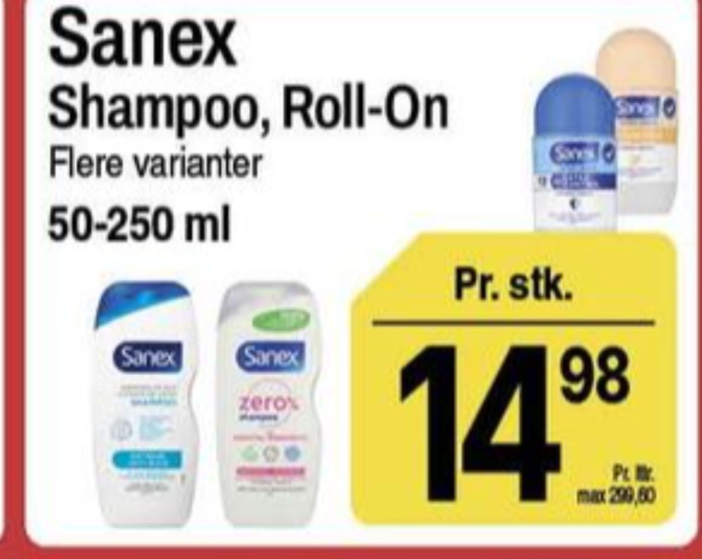 Sanex, Deo Roll-on
