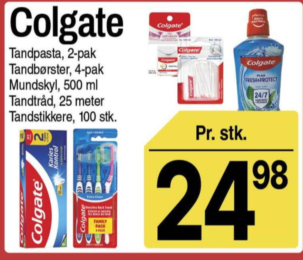 Colgate, Tandpasta