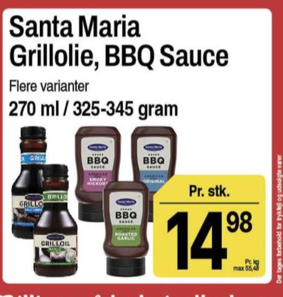 Santa Maria, BBQ Smoky Hickory Sauce